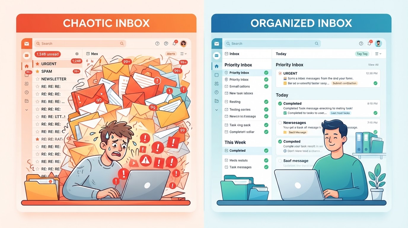 Comparison: AI email client vs. AI email assistant